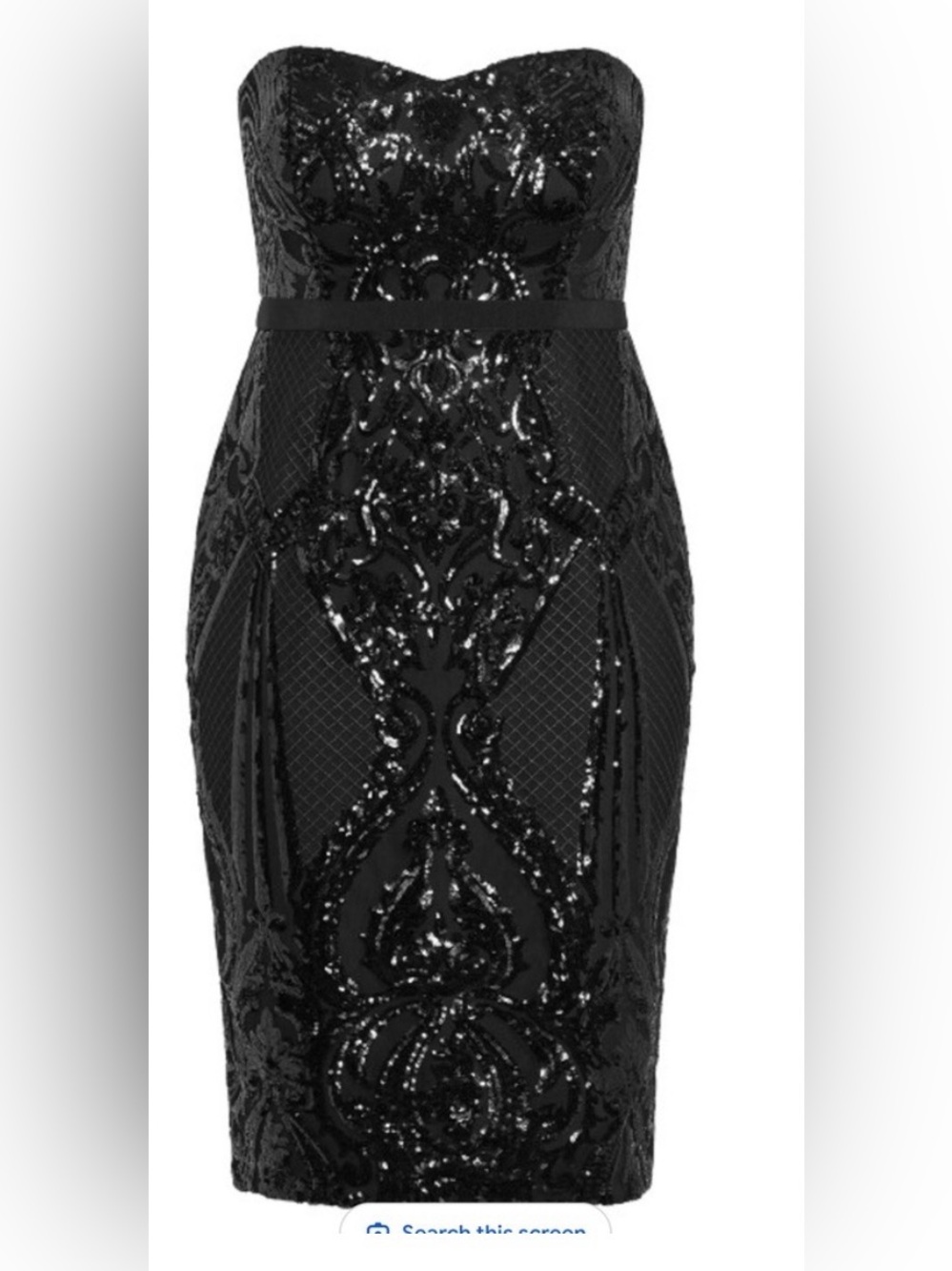 City Chic Sofia Sequin Sheath Cocktail Dress